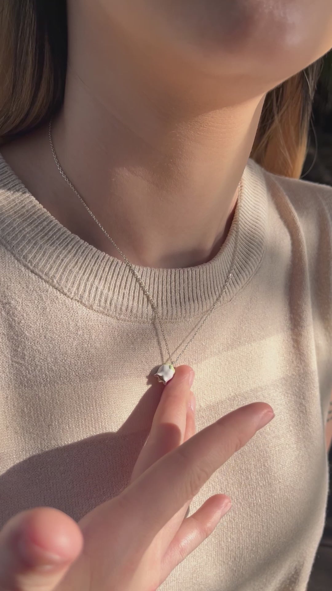 ชุดเครื่องประดับบลูเบอร์รีบลอสซัม | สร้อยคอและต่างหู